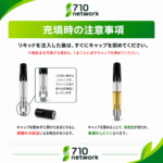 510セラミックアトマイザー｜CBDリキッド充填用カートリッジ｜高粘度対応 0.5ml/0.8ml/1.0ml - 画像 (4)