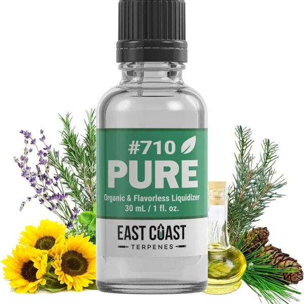 希釈液 リキタイザー East Coast Terpenes #710 Pure ｜無香料タイプ・PG/VG/PEG不使用・リキッド・結晶化対策