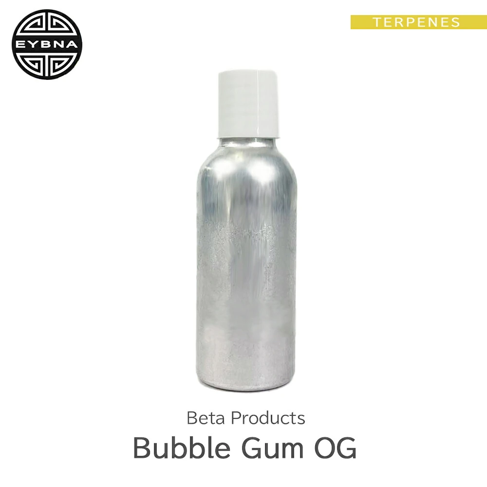 Eybna Bubble Gum OG Beta Products テルペンのボトルと商品名