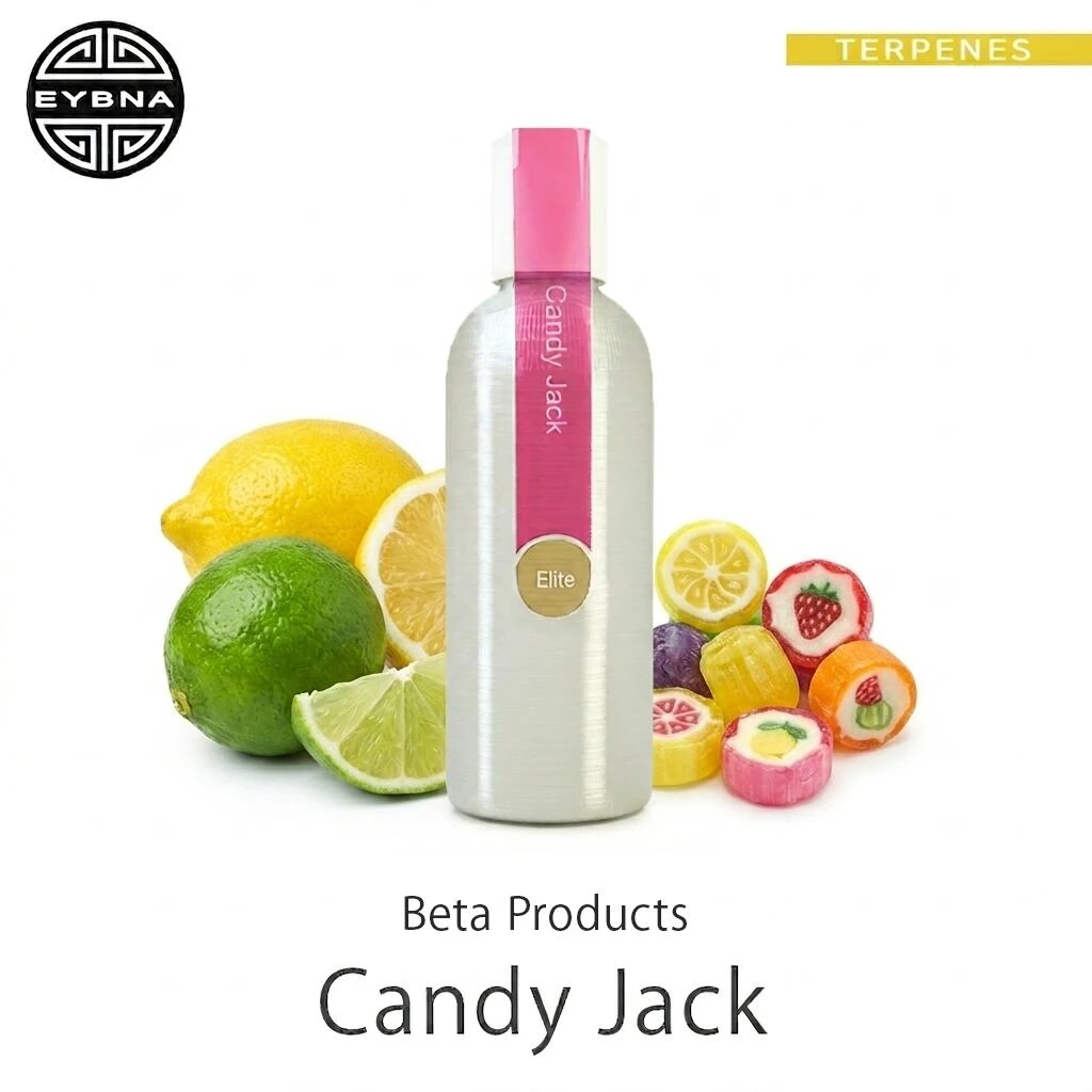 Eybna Candy Jack Beta Products テルペンのボトルと商品名