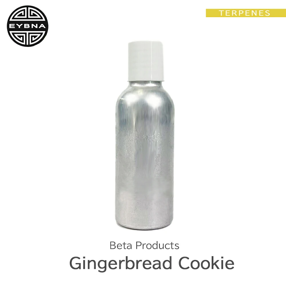 Eybna Gingerbread Cookie Beta Products テルペンのボトルと商品名