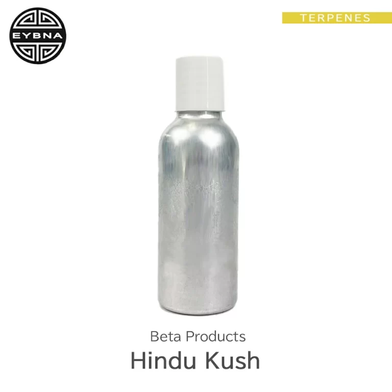Eybna Hindu Kush Beta Products テルペンのボトルと商品名