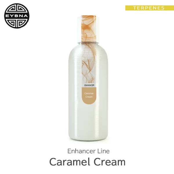 Eybna Caramel Cream Enhancer Line テルペンのボトルと商品名