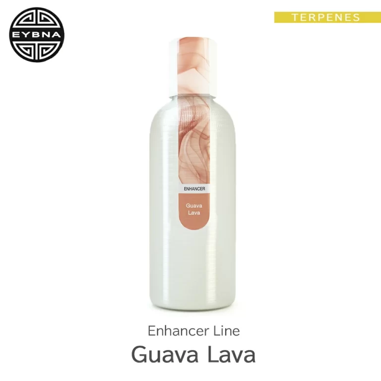 Eybna Guava Lava Enhancer Line テルペンのボトルと商品名