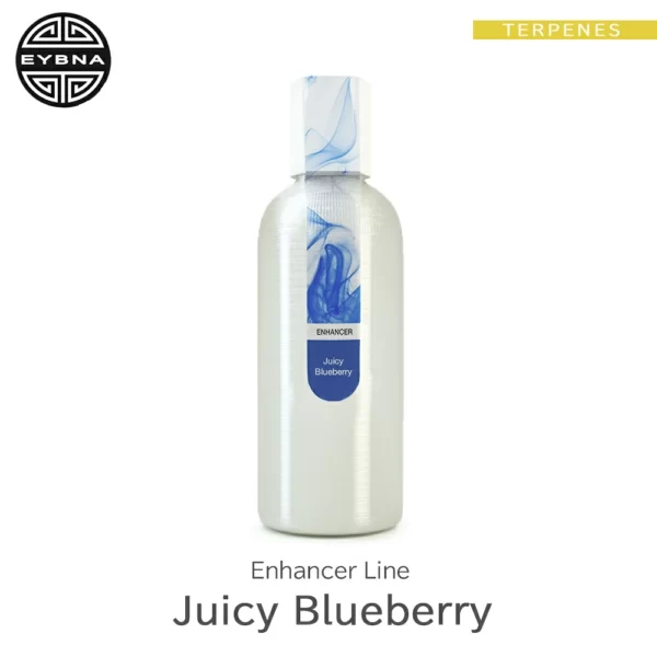 Eybna Juicy Blueberry Enhancer Line テルペンのボトルと商品名