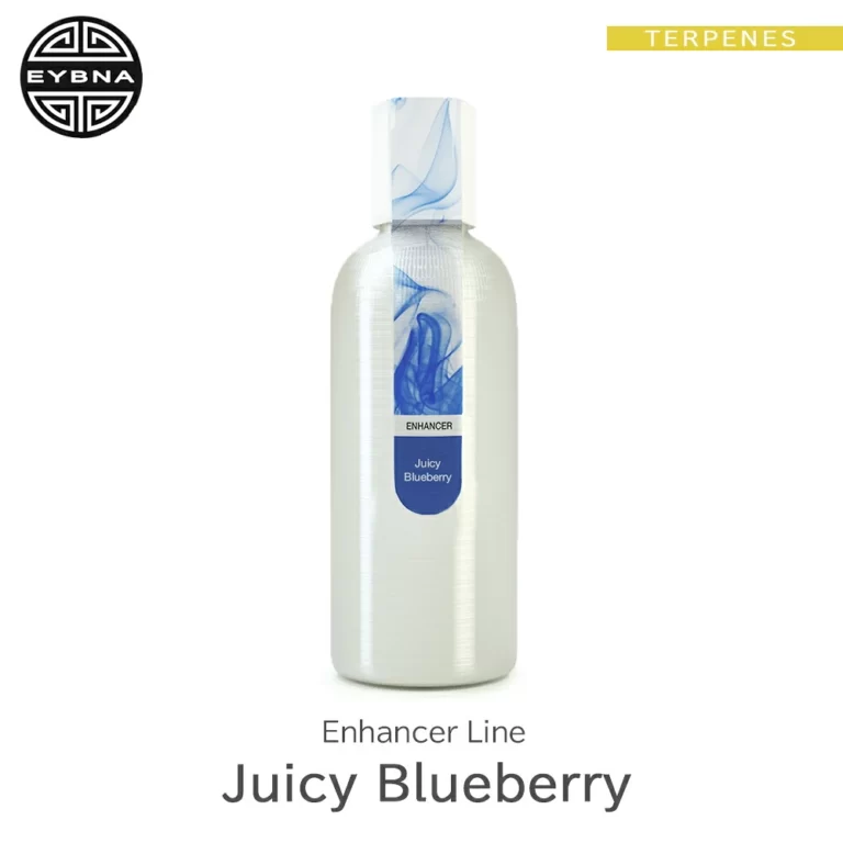 Eybna Juicy Blueberry Enhancer Line テルペンのボトルと商品名