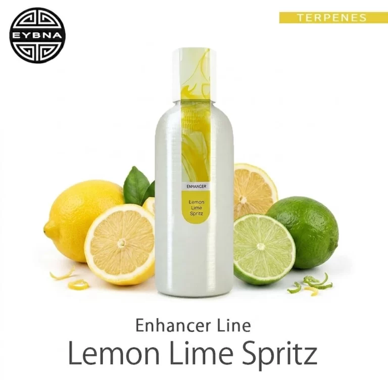Eybna Lemon Lime Spritz Enhancer Line テルペンのボトルと商品名