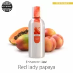 Eybna Red Lady Papaya Enhancer Line テルペンのボトルと商品名