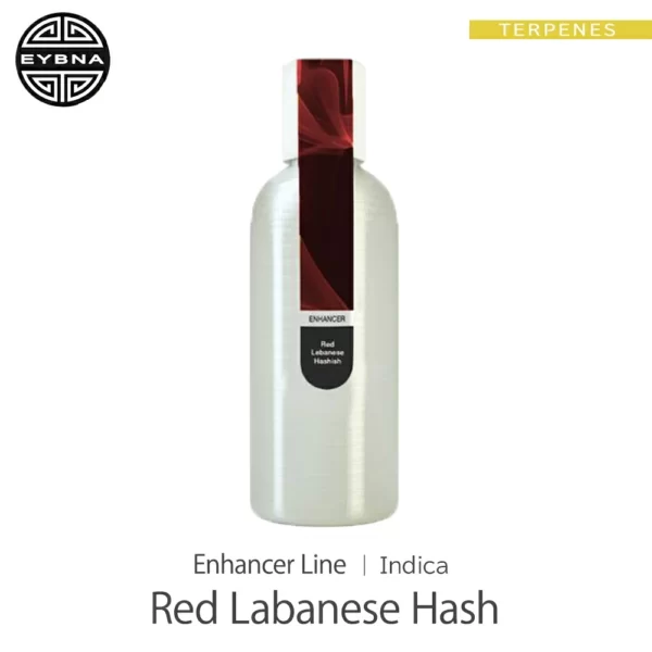 Eybna Red Lebanese Hash Enhancer Line テルペンのボトルと商品名