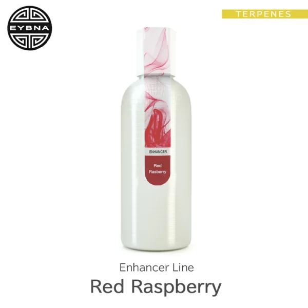 Eybna Red Raspberry Enhancer Line テルペンのボトルと商品名