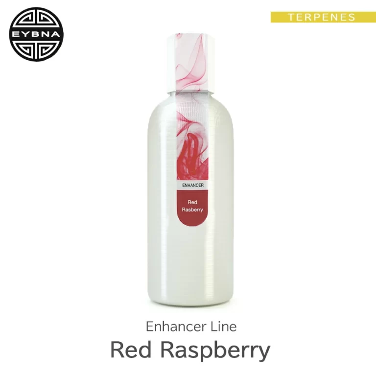 Eybna Red Raspberry Enhancer Line テルペンのボトルと商品名