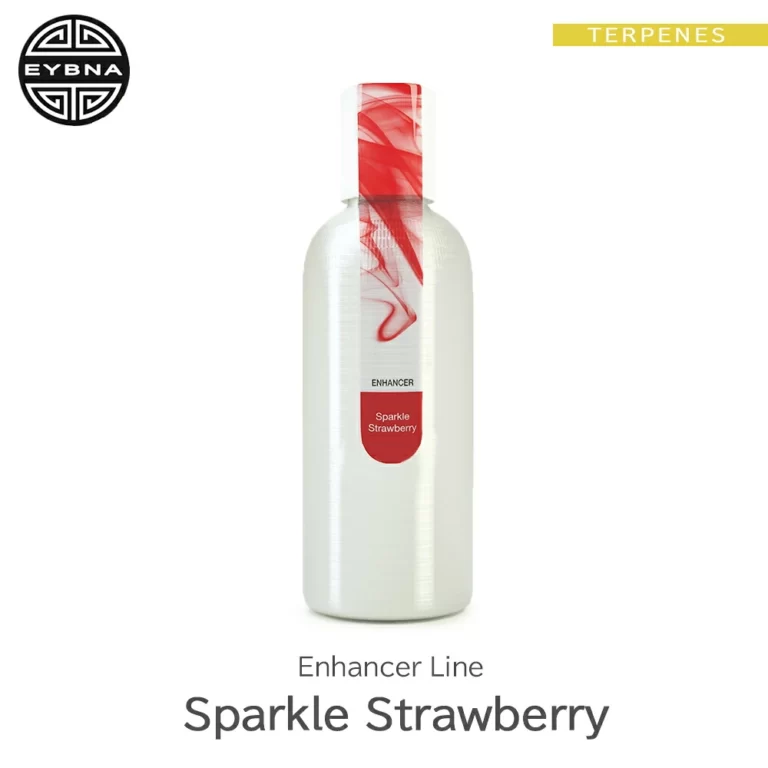 Eybna Sparkle Strawberry Enhancer Line テルペンのボトルと商品名