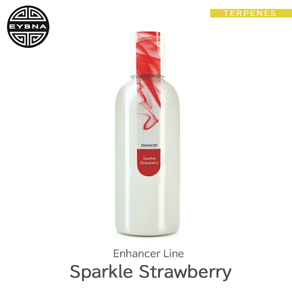 Eybna Sparkle Strawberry Enhancer Line テルペンのボトルと商品名