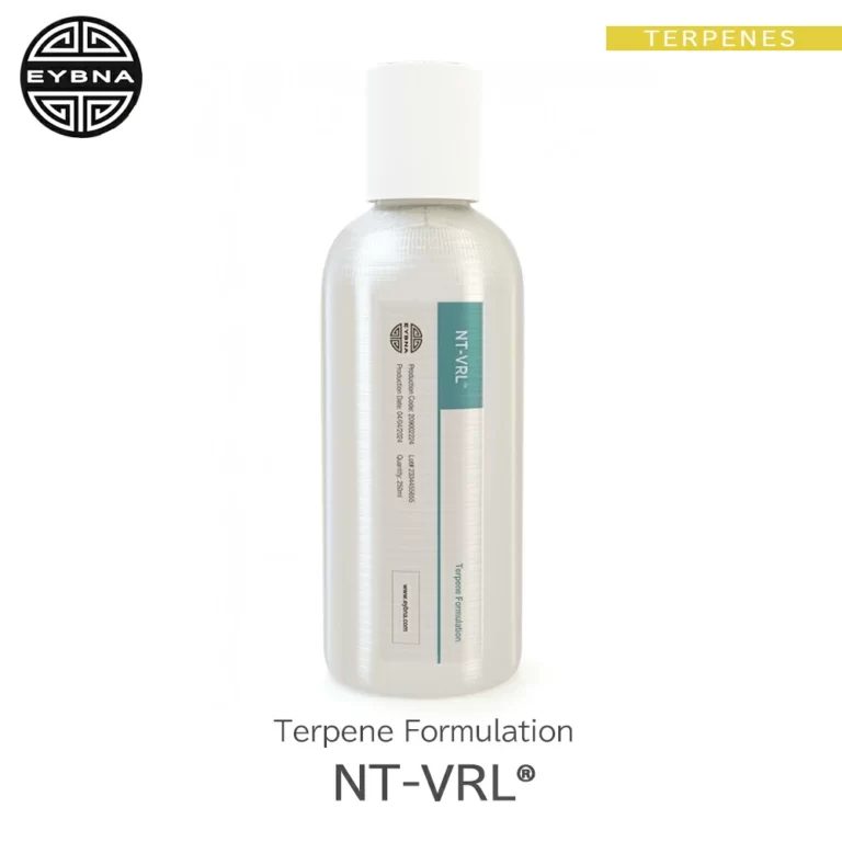 Eybna NT-VRL1 Terpene Formulation テルペンのボトルと商品名