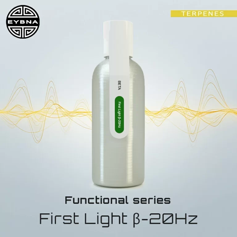 Eybna First Light β-20Hz Functional Line テルペンのボトルと商品名