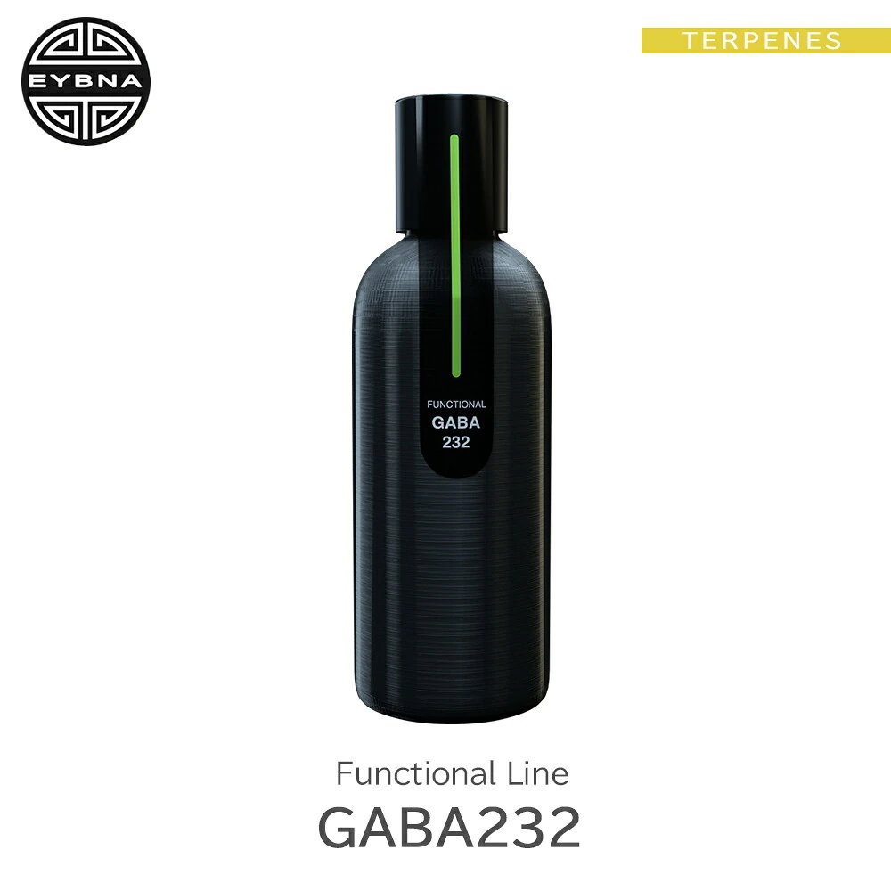 Eybna GABA232 Functional Line テルペンのボトルと商品名