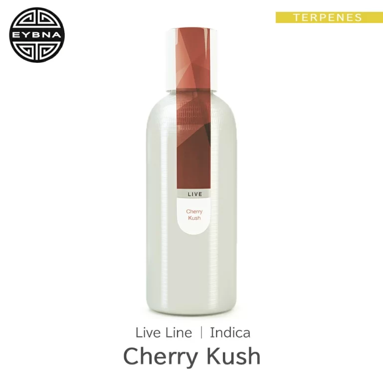 Eybna Cherry Kush Live Line テルペンのボトルと商品名