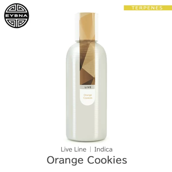 Eybna Orange Cookies Live Line テルペンのボトルと商品名