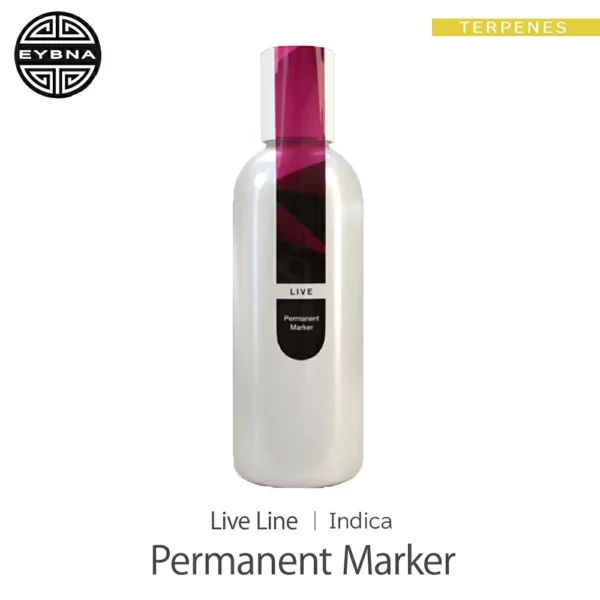 Eybna Permanent Marker Live Line テルペンのボトルと商品名