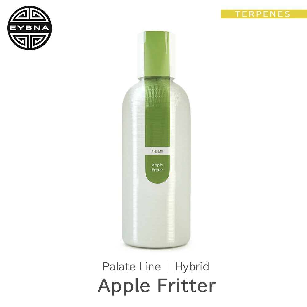 Eybna Apple Fritter Palate Line テルペンのボトルと商品名