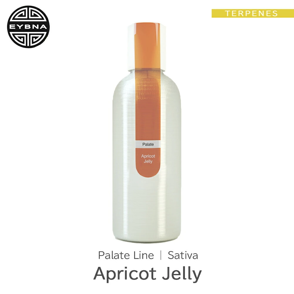 Eybna Apricot Jelly Palate Line テルペンのボトルと商品名