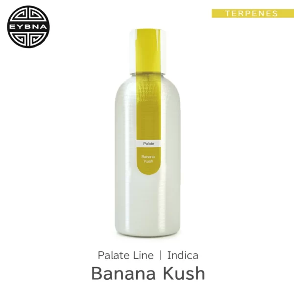 Eybna Banana Kush Palate Line テルペンのボトルと商品名