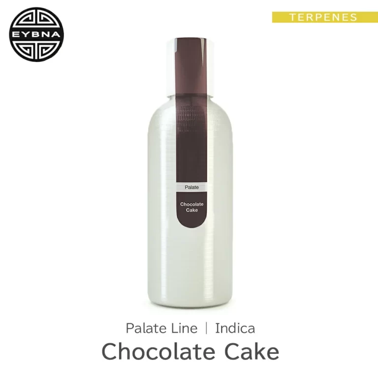 Eybna Chocolate Cake Palate Line テルペンのボトルと商品名