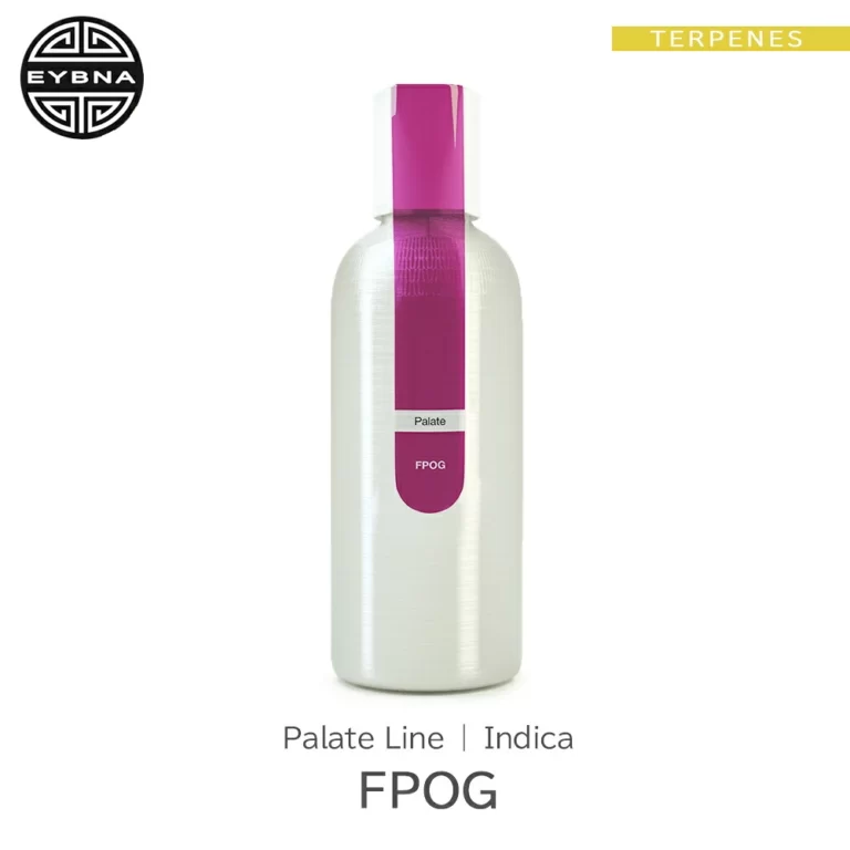 Eybna FPOG Palate Line テルペンのボトルと商品名