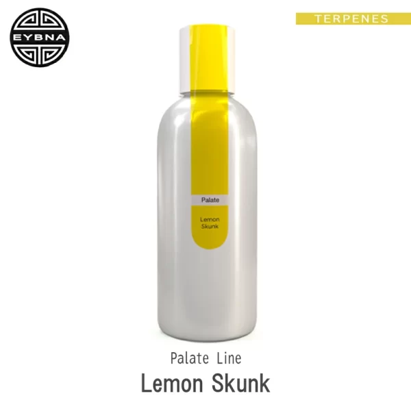 Eybna Lemon Skunk Palate Line テルペンのボトルと商品名