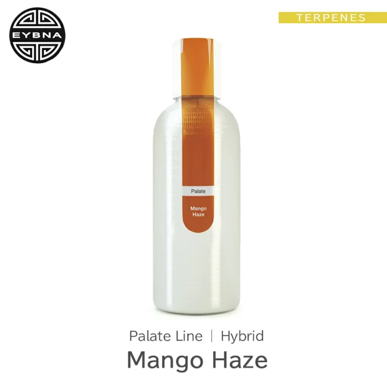 Eybna Mango Haze Palate Line テルペンのボトルと商品名