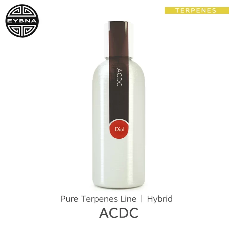 Eybna ACDC Pure Terpenes Line テルペンのボトルと商品名