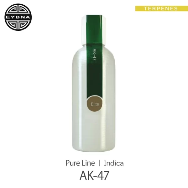 Eybna AK-47 Pure Terpenes Line テルペンのボトルと商品名
