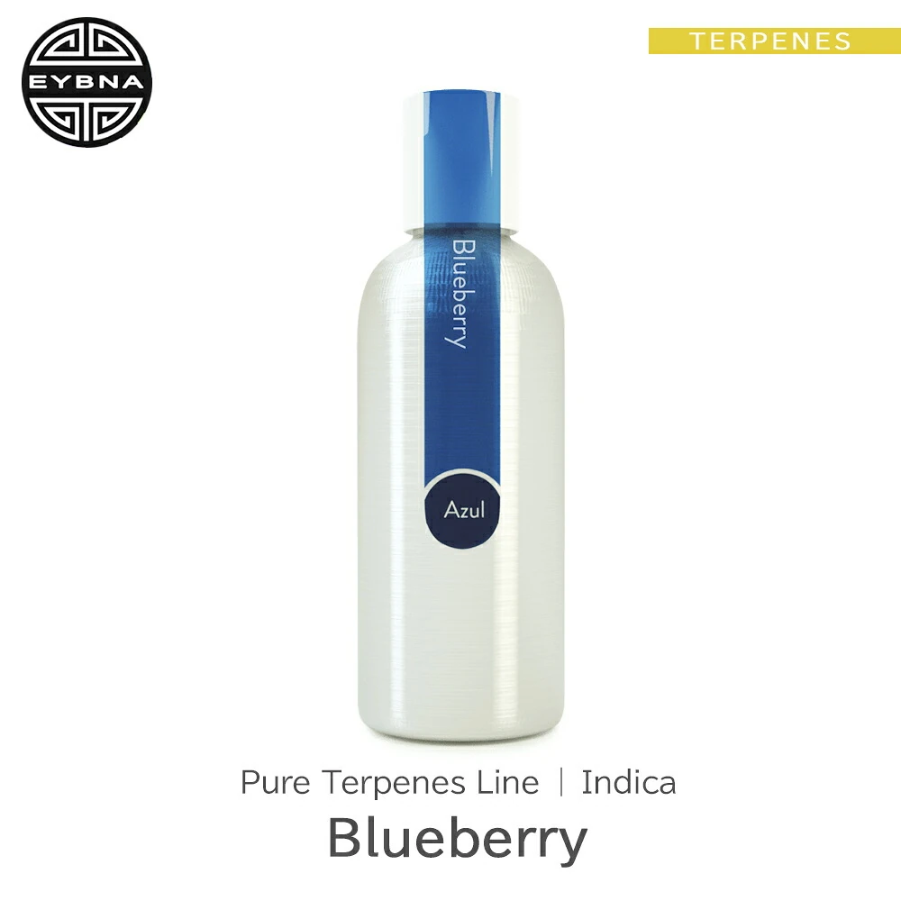 Eybna Blueberry Pure Terpenes Line テルペンのボトルと商品名