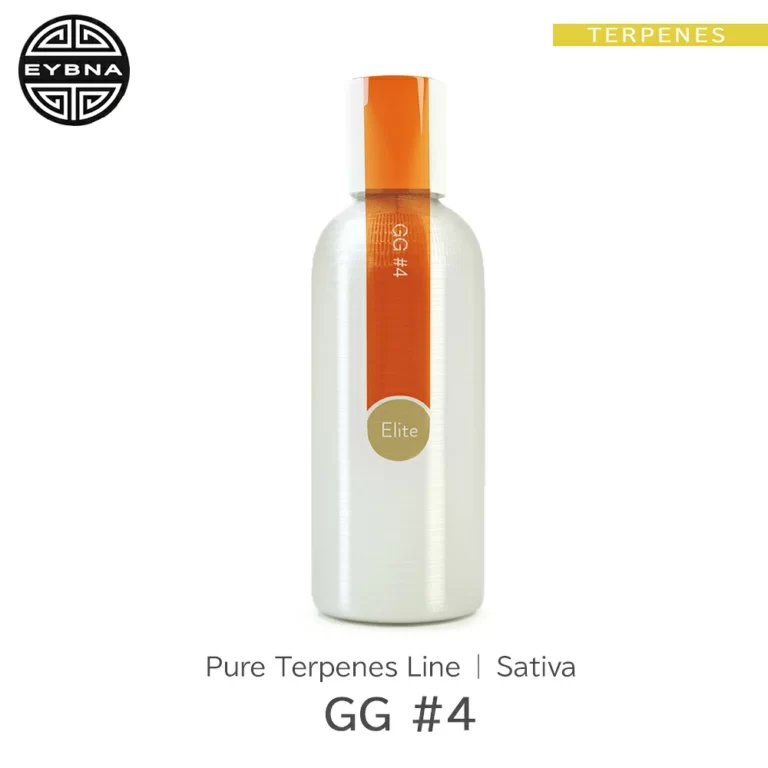 Eybna GG #4 Pure Terpenes Line テルペンのボトルと商品名