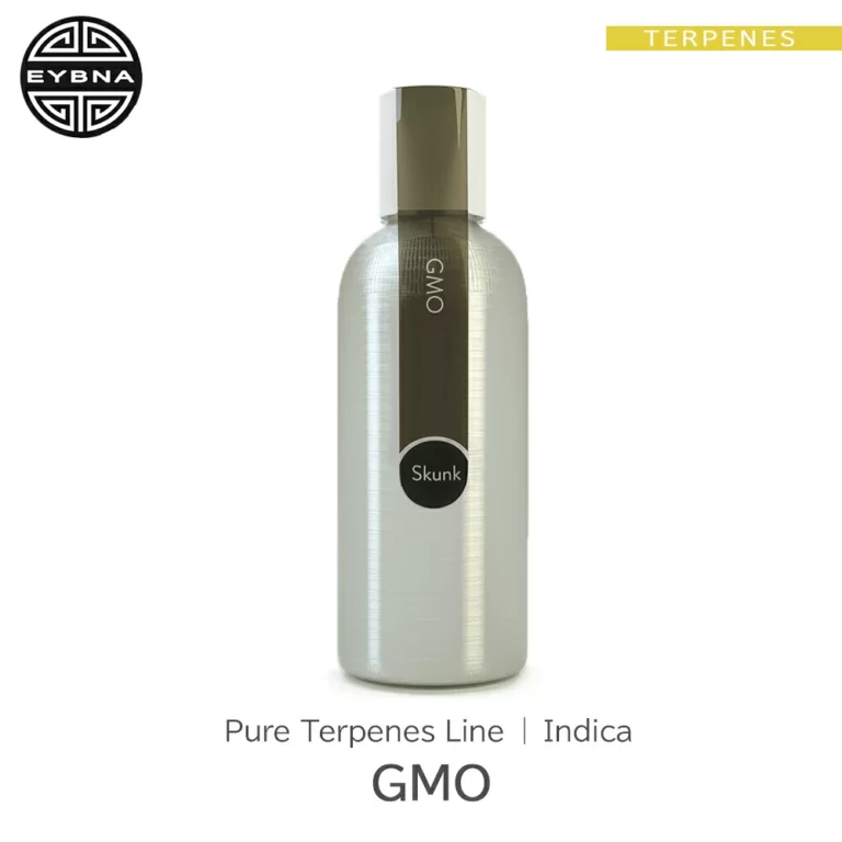 Eybna GMO Pure Terpenes Line テルペンのボトルと商品名