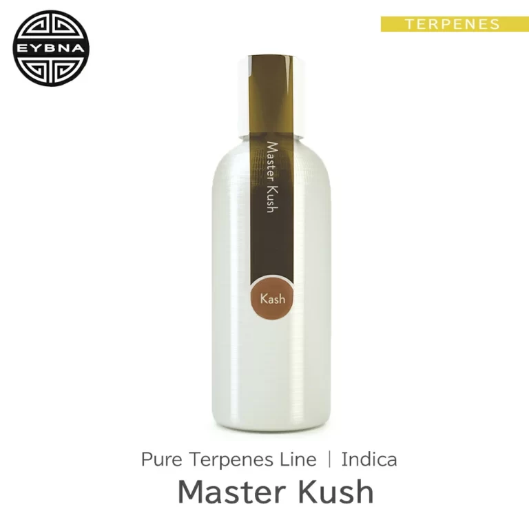 Eybna Master Kush Pure Terpenes Line テルペンのボトルと商品名