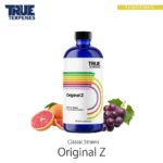 TRUE TERPENES Original-Z（オリジナルZ）Classic Strains テルペンのボトルと商品名
