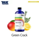 TRUE TERPENES Green crack（グリーンクラック）Cultivar Series テルペンのボトルと商品名