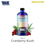 TRUE TERPENES Cranberry Kush（クランベリークッシュ）Flavor Infused Strains テルペンのボトルと商品名