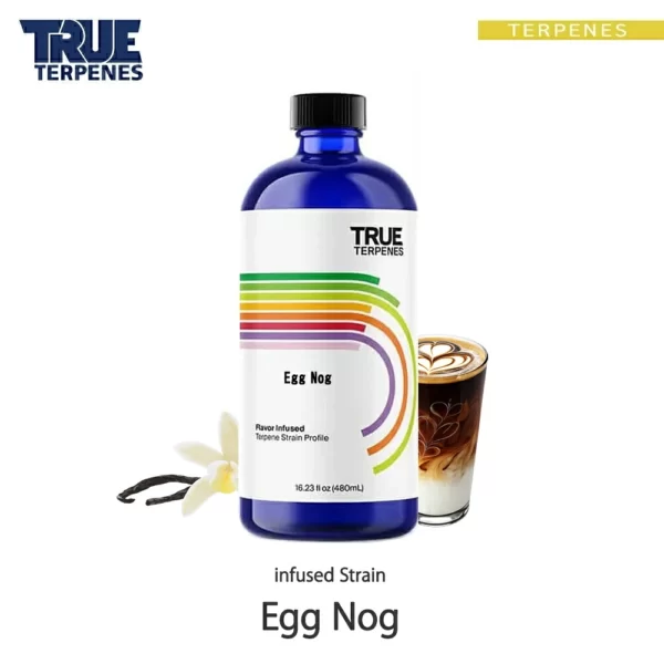 TRUE TERPENES Egg Nog（エッグノッグ）Terpene Flavors テルペンのボトルと商品名
