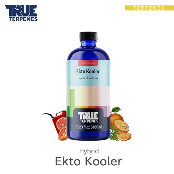 TRUE TERPENES Ekto Kooler（エクトクーラー）Flavor Infused Strains テルペンのボトルと商品名