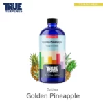 TRUE TERPENES Golden Pineapple（ゴールデンパイナップル）Flavor Infused Strains テルペンのボトルと商品名