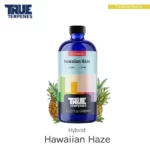TRUE TERPENES Hawaiian Haze（ハワイアンヘイズ）Flavor Infused Strains テルペンのボトルと商品名