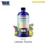 TRUE TERPENES Lemon Runtz（レモンランツ）Flavor Infused Strains テルペンのボトルと商品名