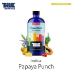TRUE TERPENES Papaya Punch（パパイヤパンチ）Flavor Infused Strains テルペンのボトルと商品名