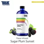 TRUE TERPENES Sugar Plum Sunset（シュガープラムサンセット）Flavor Infused Strains テルペンのボトルと商品名