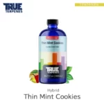 TRUE TERPENES Thin Mint Cookies（シンミントクッキーズ）Flavor Infused Strains テルペンのボトルと商品名