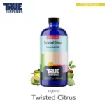 TRUE TERPENES Twisted Citrus（ツイステッドシトラス）Flavor Infused Strains テルペンのボトルと商品名