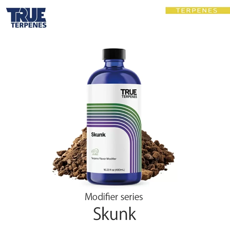 TRUE TERPENES Skunk（スカンク）Modifiers テルペンのボトルと商品名