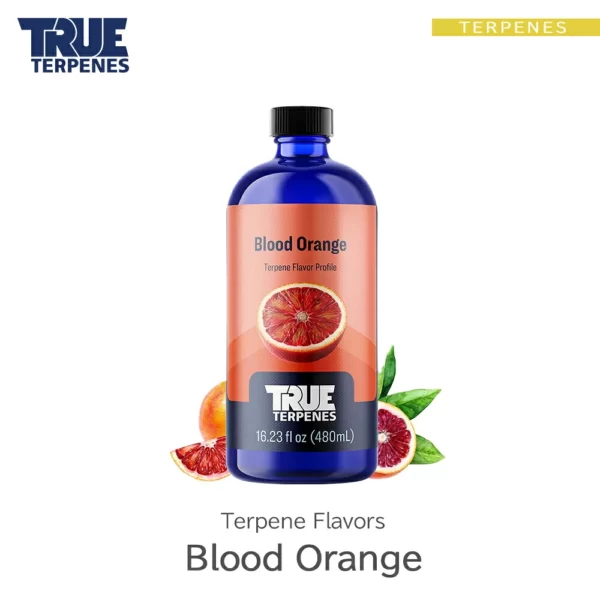 TRUE TERPENES Blood Orange（ブラッドオレンジ）Terpene Flavors テルペンのボトルと商品名